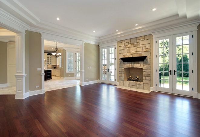 zen-inspired spa with warm, inviting hardwood floor